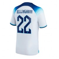 Maglie da calcio Inghilterra Jude Bellingham #22 Prima Maglia Mondiali 2022 Manica Corta